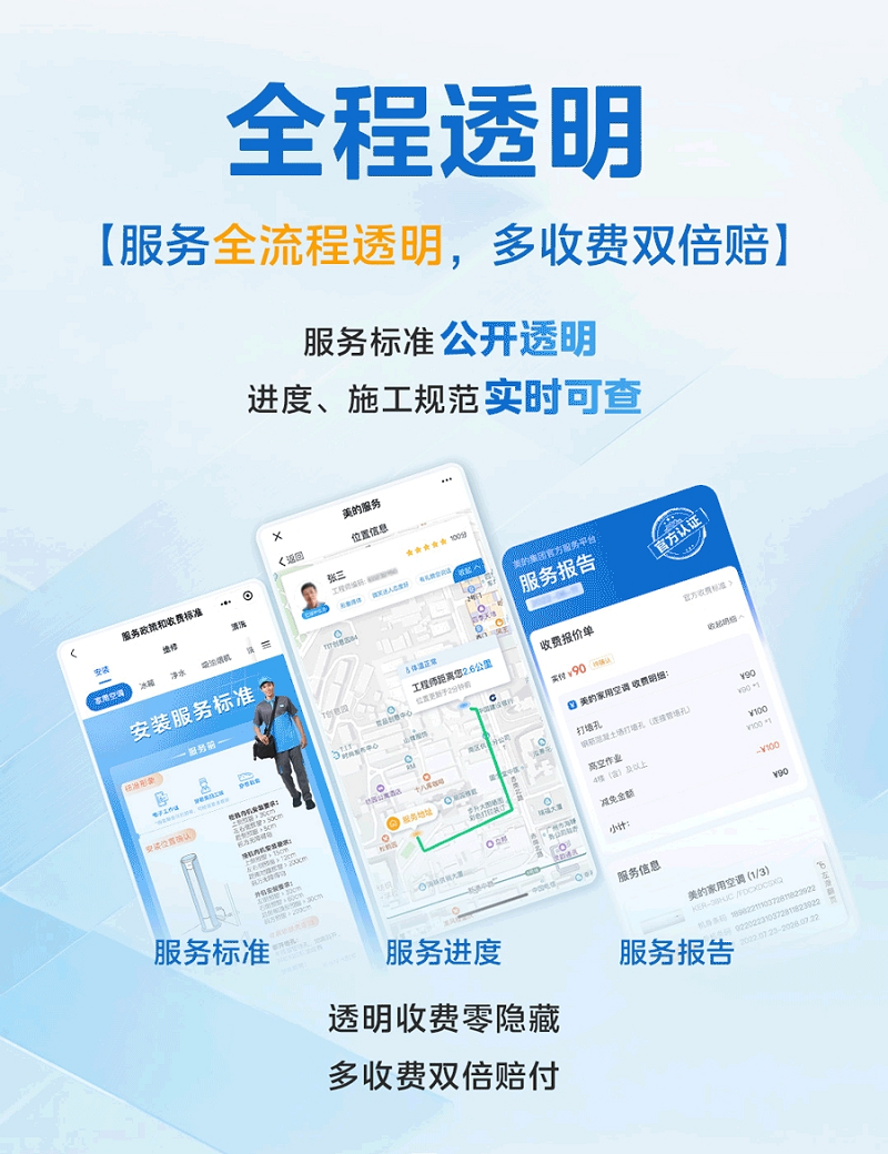 美的京东618空调即买即装 解决售后安装痛点