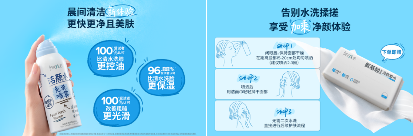芙丽芳丝新品洁颜粉喷雾:1颗净毛孔,晨间免洗速醒肤